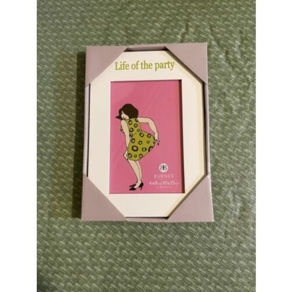 Burnes Life Of The Party Picture Frame New